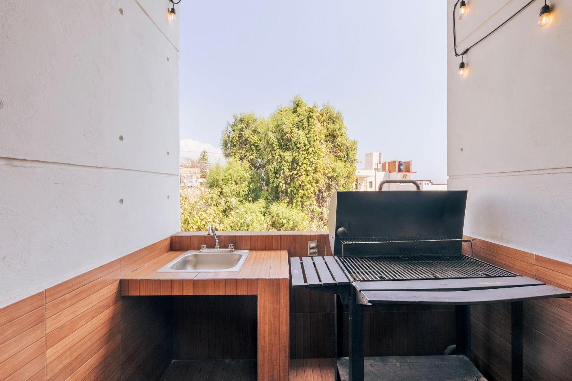 Loft Arte Y Diseno Alberca Climatizada, Amenidades Y Lujo, Terraza Privada Con Asador De Carbon, Cuernavaca Somos Los Unicos Que Te Ofrecemos Para Tu Uso Personal Y Exclusivo 2 Jacuzzis Con Agua Caliente Y Sistema De Hidromasaje Tipo Spa Kültér fotó