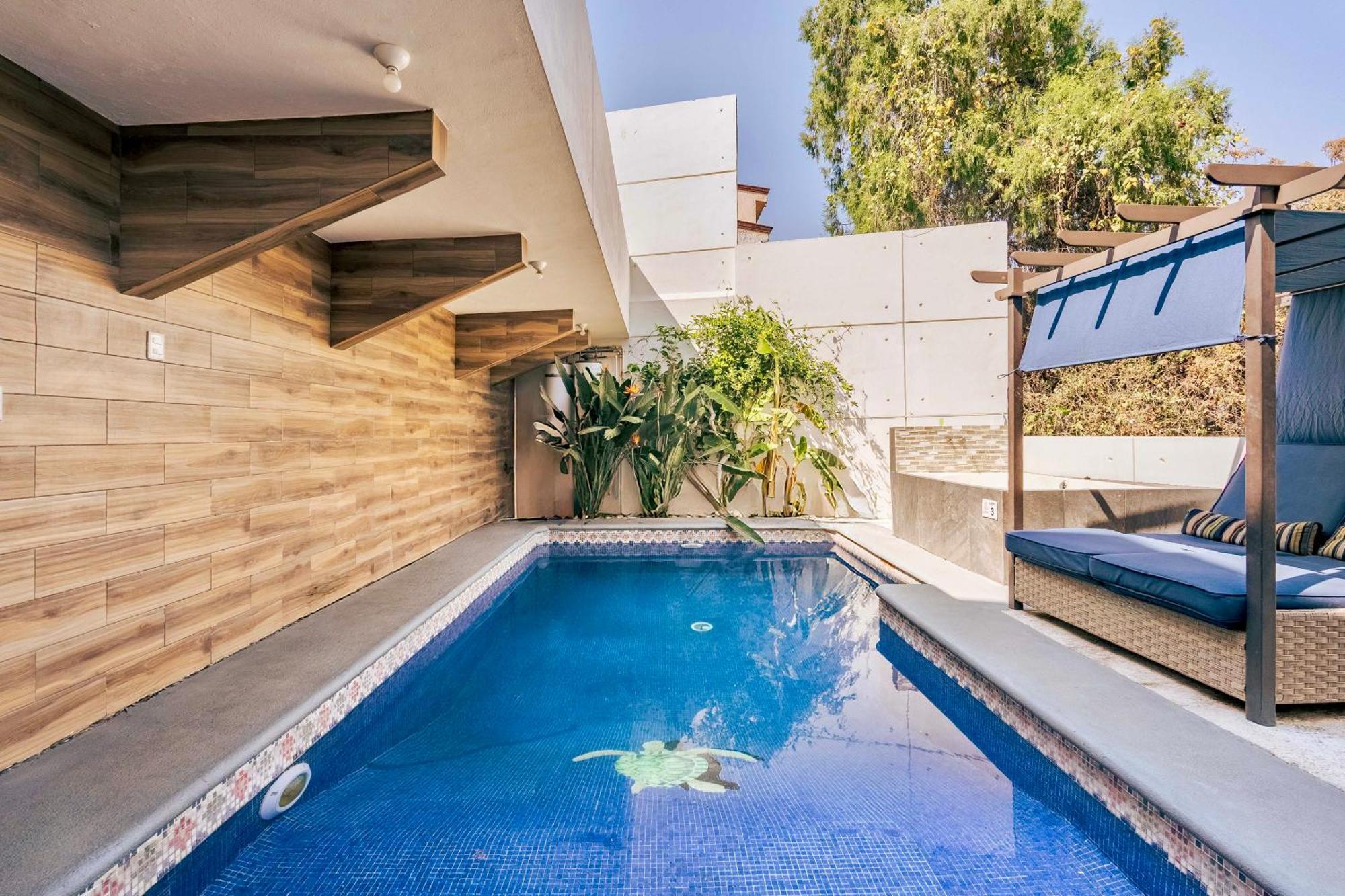 Loft Arte Y Diseno Alberca Climatizada, Amenidades Y Lujo, Terraza Privada Con Asador De Carbon, Cuernavaca Somos Los Unicos Que Te Ofrecemos Para Tu Uso Personal Y Exclusivo 2 Jacuzzis Con Agua Caliente Y Sistema De Hidromasaje Tipo Spa Kültér fotó